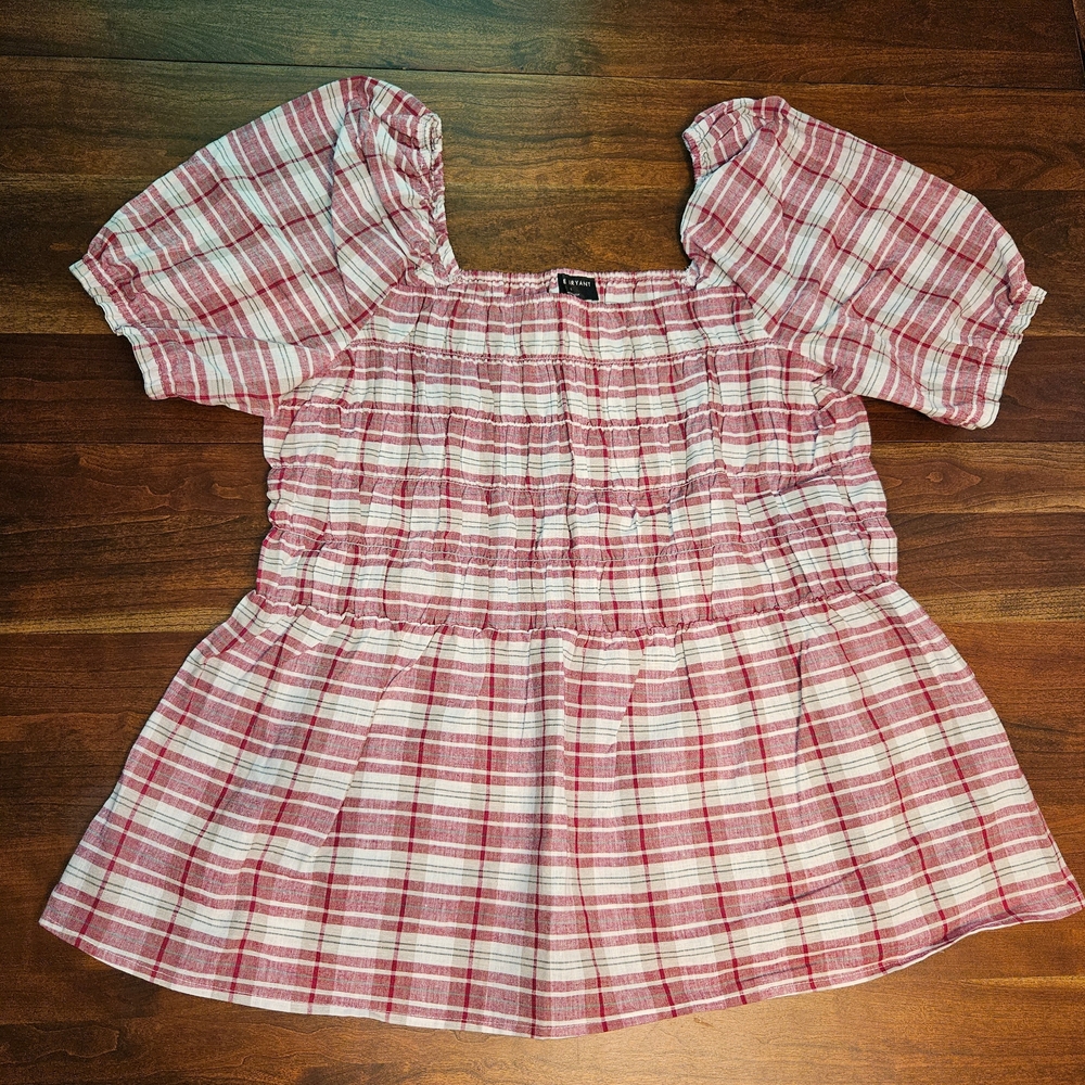 Plaid Red Top - Worn Once